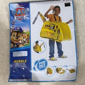 NWT One Size fits all Paw Patrol Rubble costume